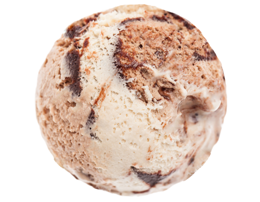 Мороженое Филевское пломбир тирамису с печеньем и топпингом лоток